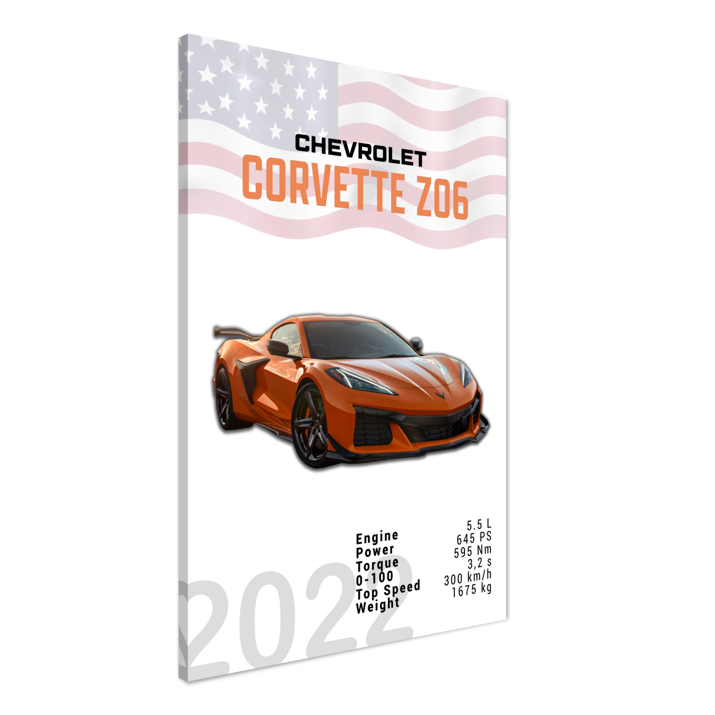 Chevrolet Corvette 2022 Z06 C8 (CHEVY01)