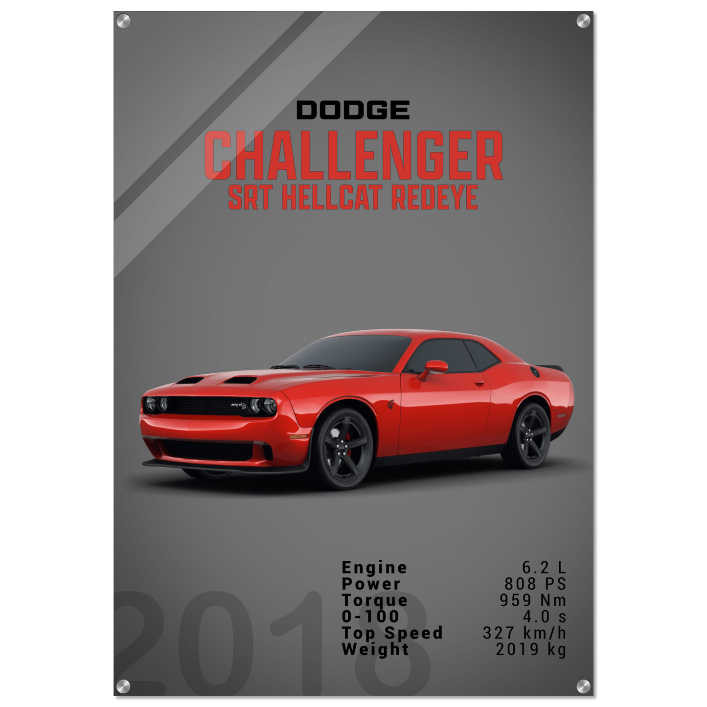 Dodge Challenger SRT Hellcat Redeye (DODGE04D)