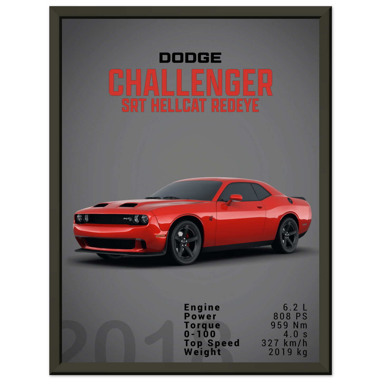 Dodge Challenger SRT Hellcat Redeye (DODGE04D)