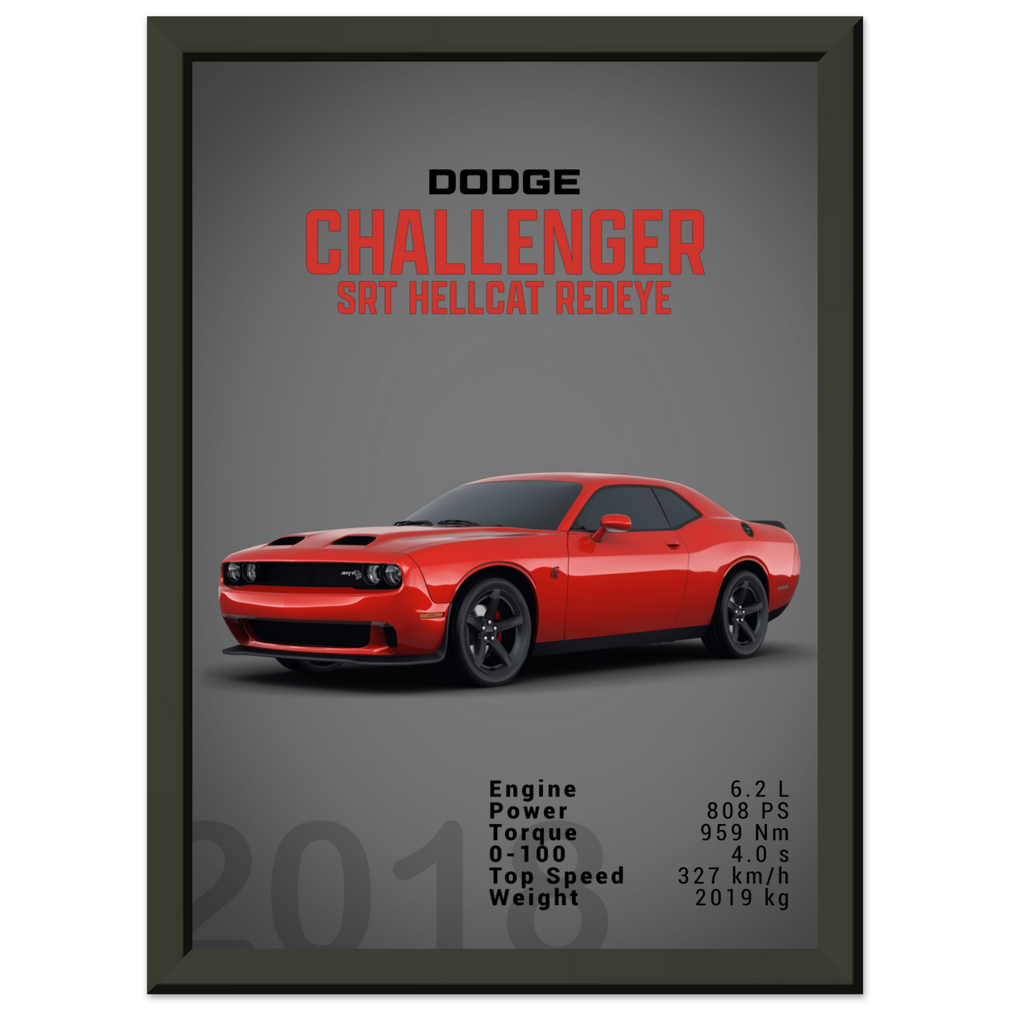Dodge Challenger SRT Hellcat Redeye (DODGE04D)