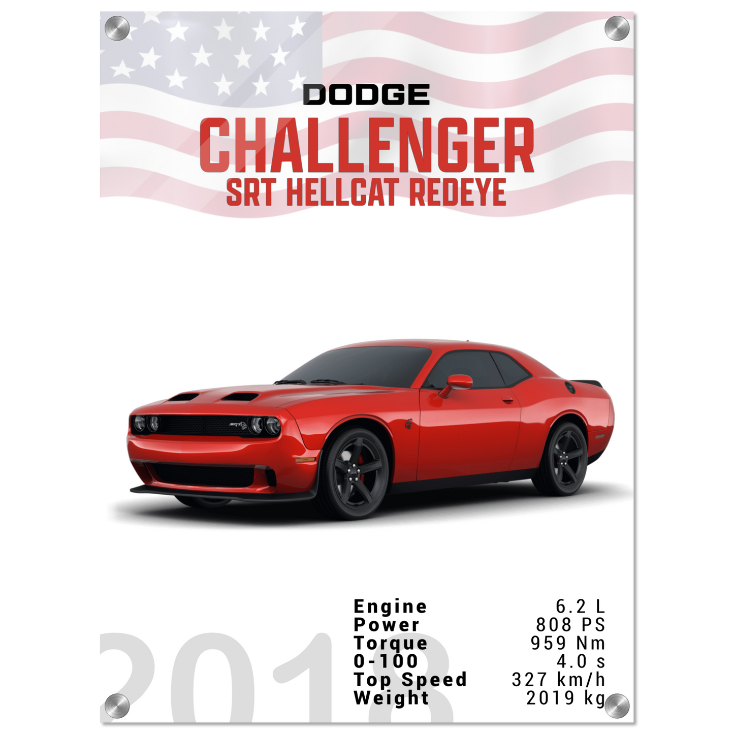 Dodge Challenger SRT Hellcat Redeye (DODGE04)
