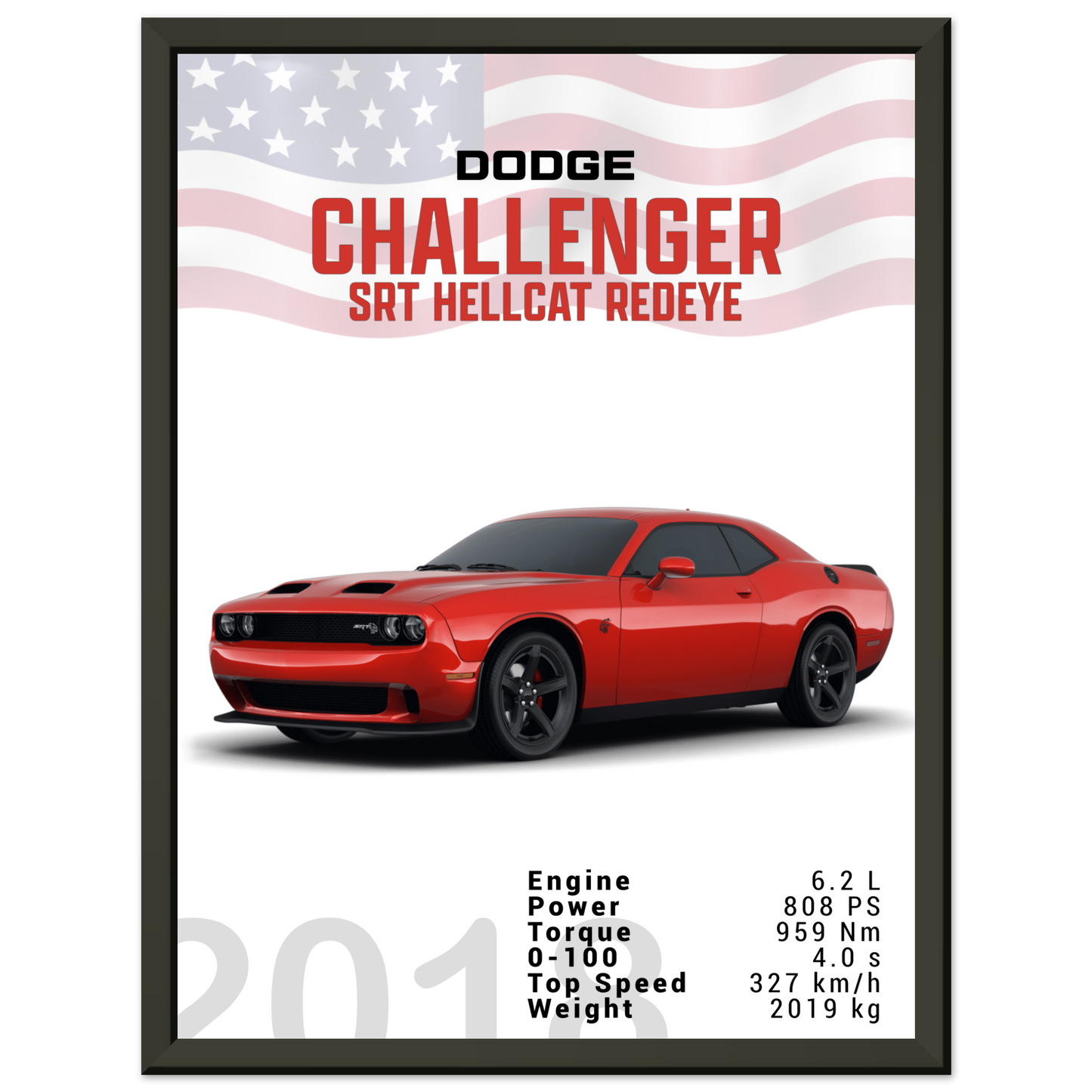 Dodge Challenger SRT Hellcat Redeye (DODGE04)
