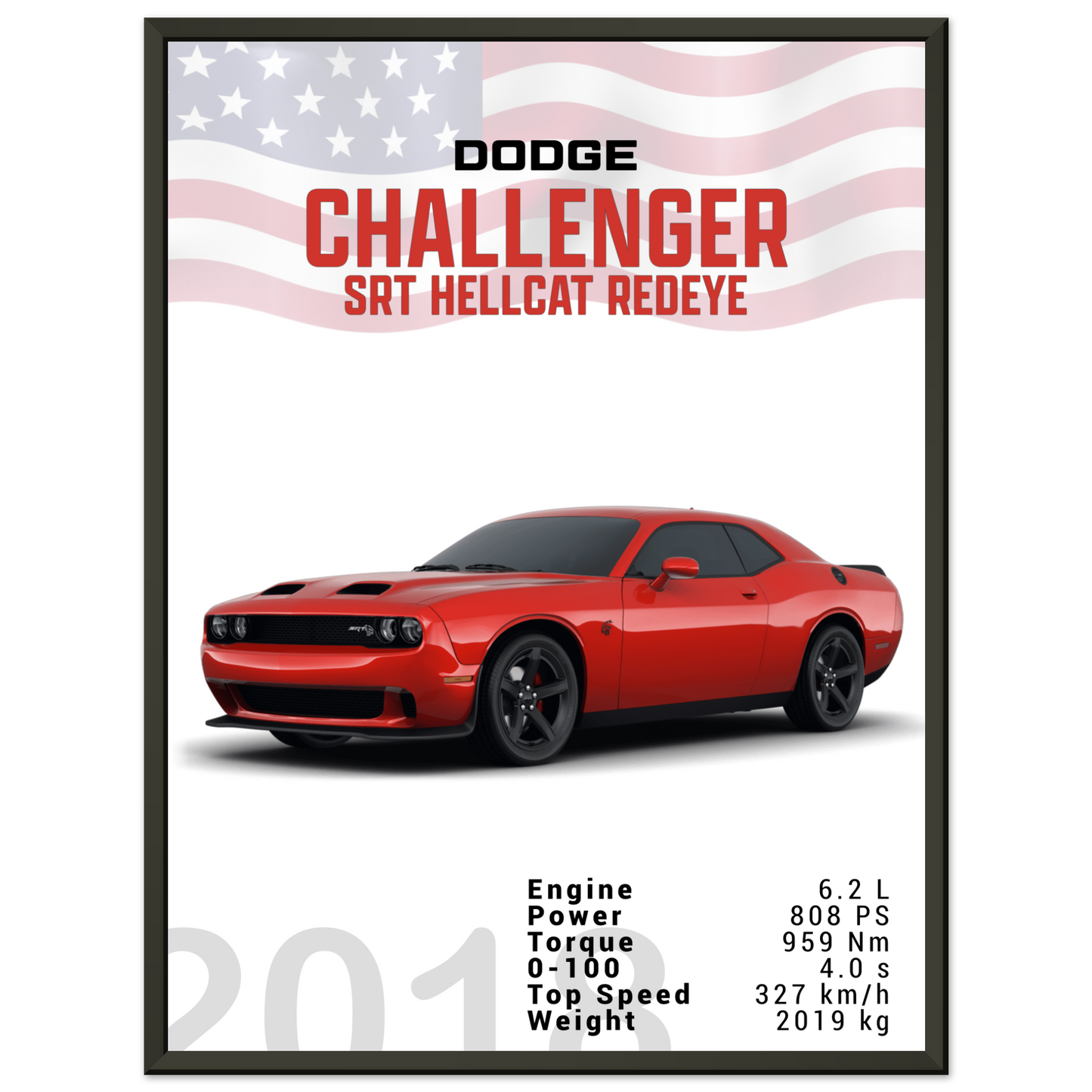 Dodge Challenger SRT Hellcat Redeye (DODGE04)