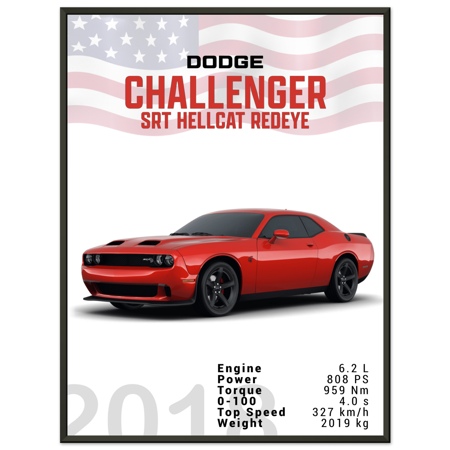 Dodge Challenger SRT Hellcat Redeye (DODGE04)
