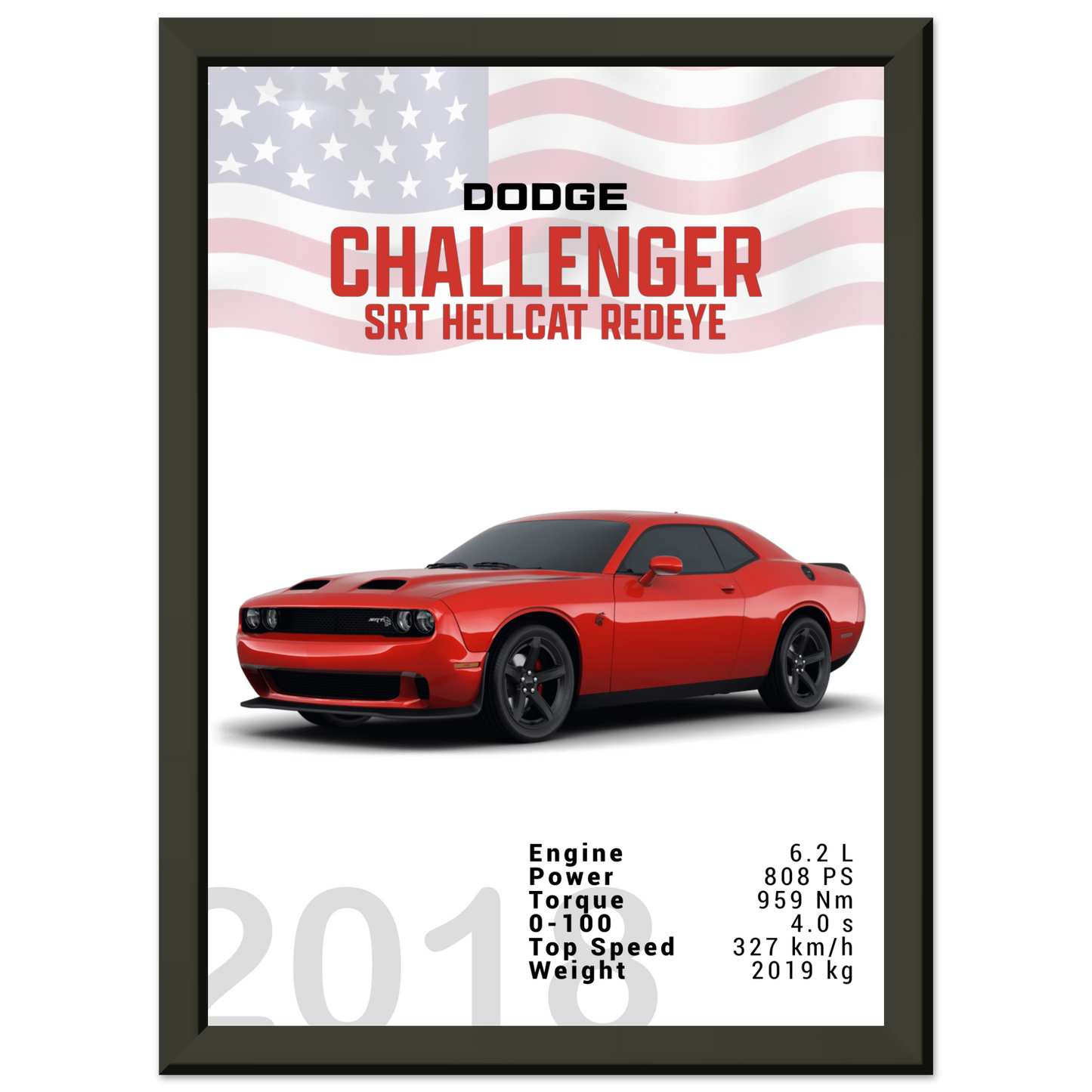 Dodge Challenger SRT Hellcat Redeye (DODGE04)