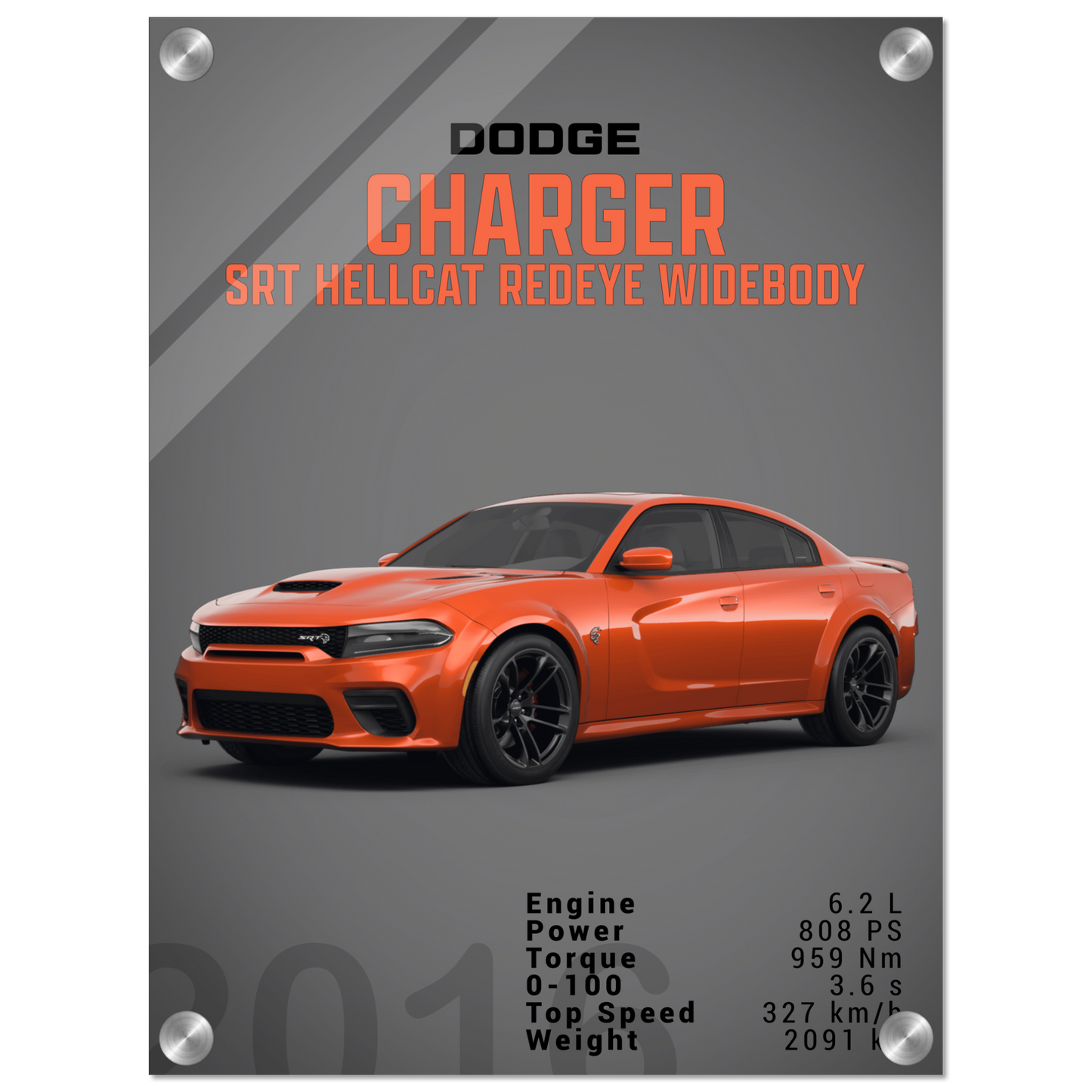 Dodge Charger SRT Hellcat Redeye Widebody (DODGE05D)