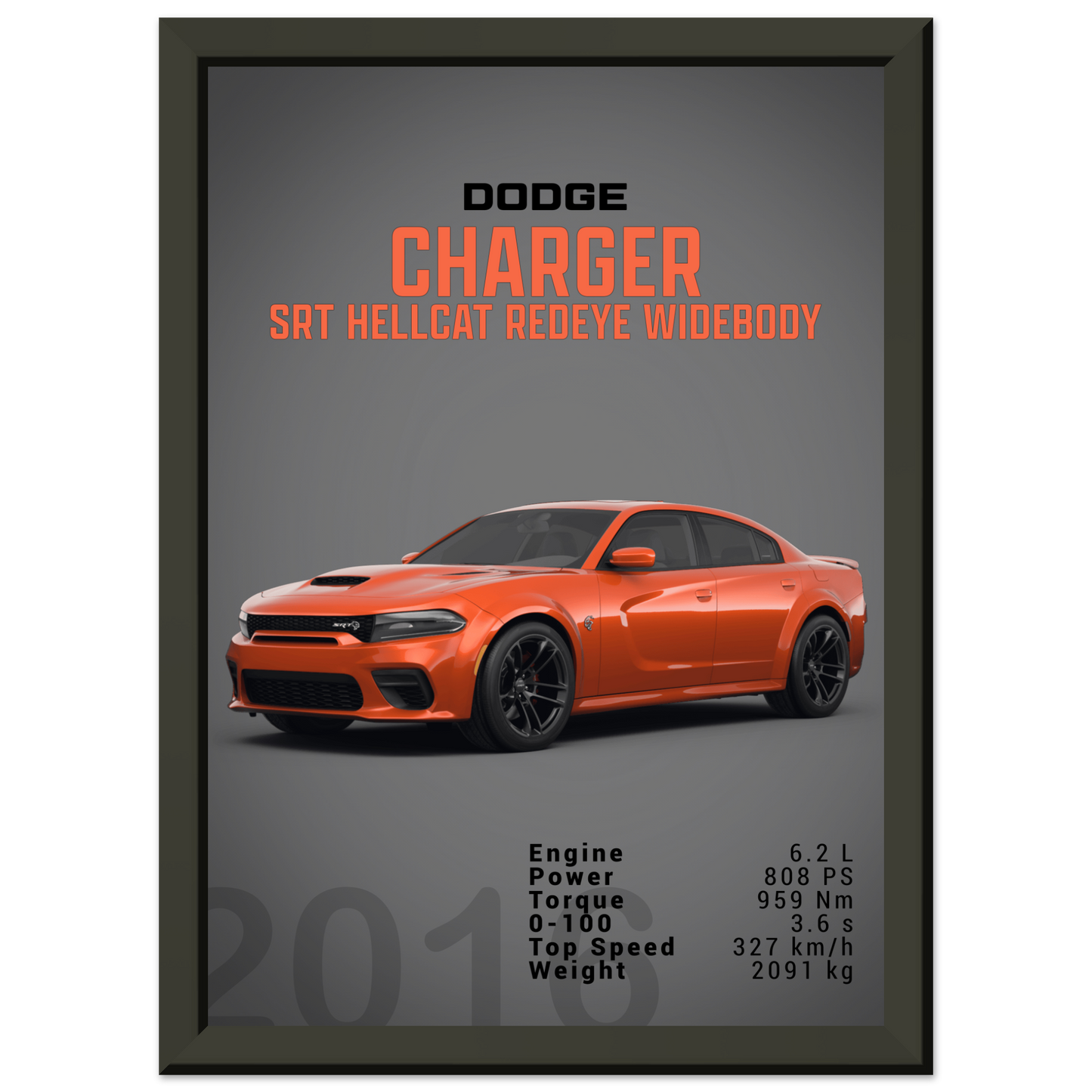 Dodge Charger SRT Hellcat Redeye Widebody (DODGE05D)