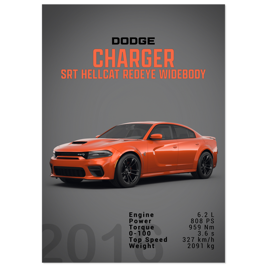 Dodge Charger SRT Hellcat Redeye Widebody (DODGE05D)