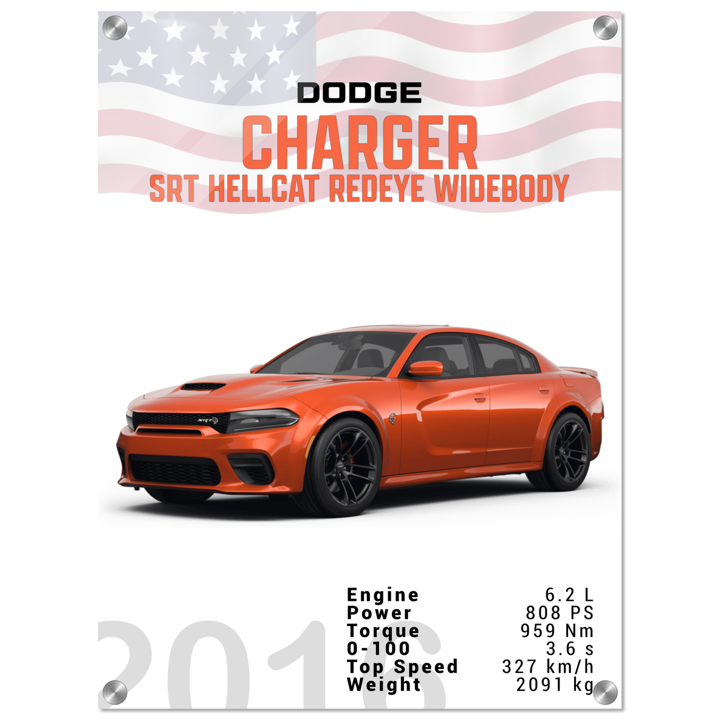Dodge Charger SRT Hellcat Redeye Widebody (DODGE05)