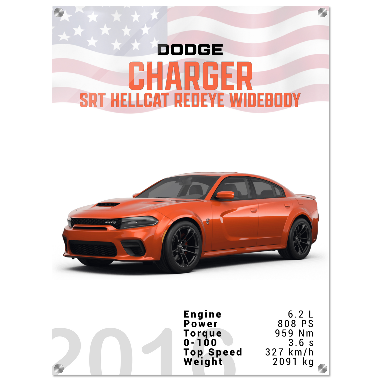 Dodge Charger SRT Hellcat Redeye Widebody (DODGE05)