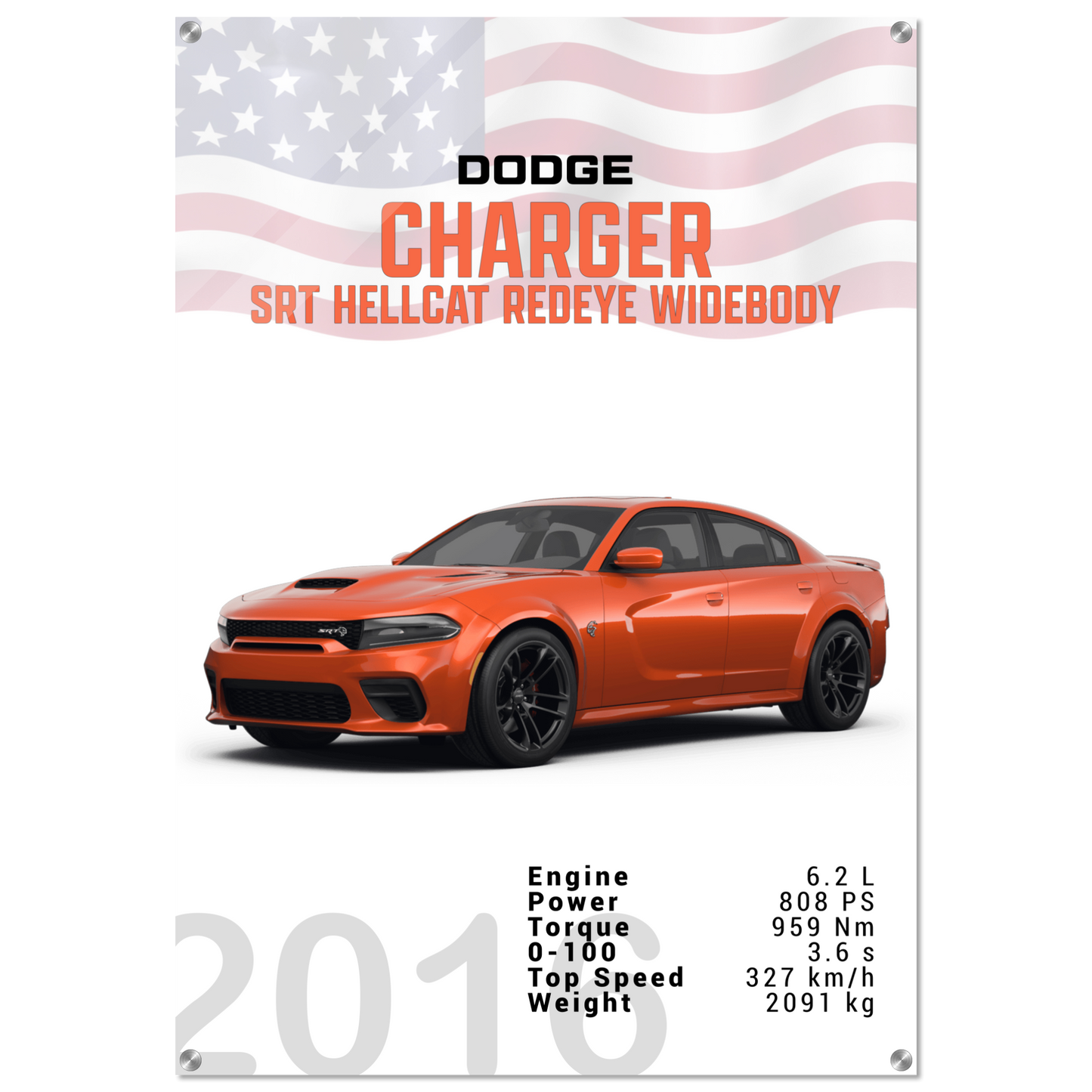 Dodge Charger SRT Hellcat Redeye Widebody (DODGE05)