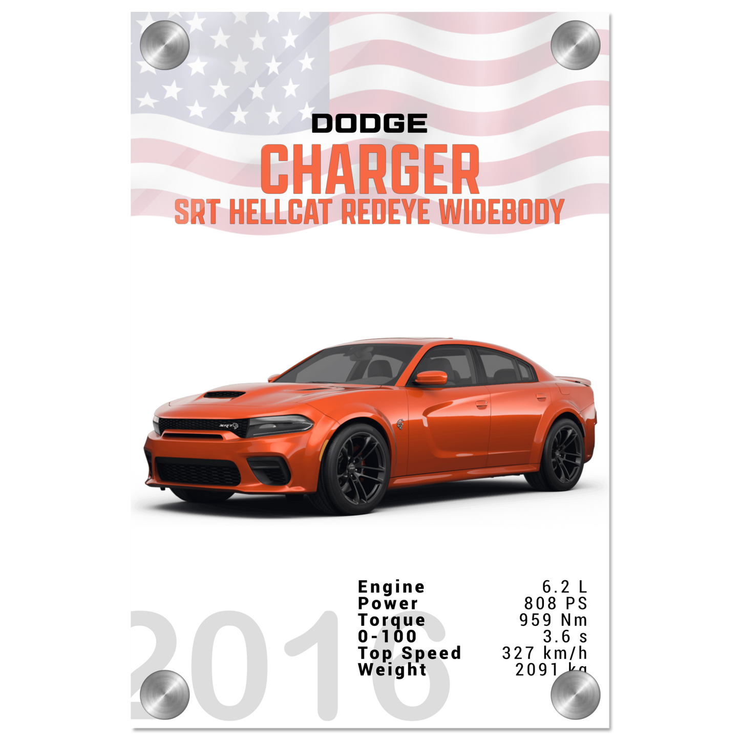 Dodge Charger SRT Hellcat Redeye Widebody (DODGE05)