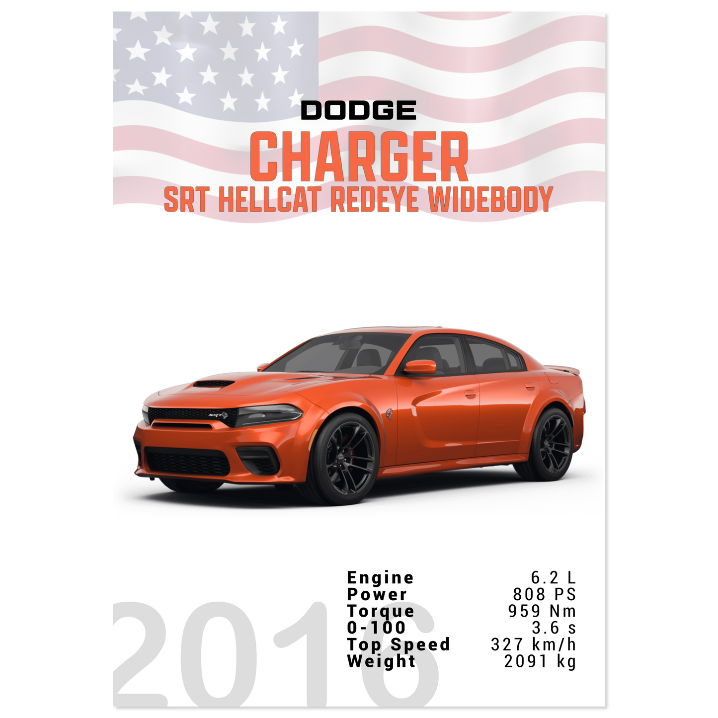 Dodge Charger SRT Hellcat Redeye Widebody (DODGE05)