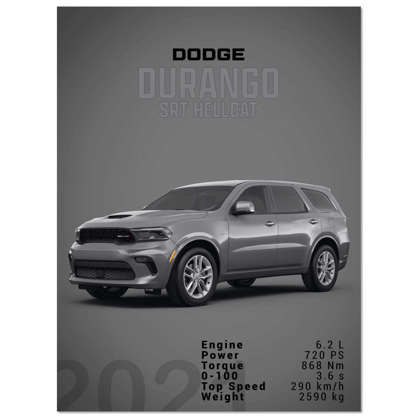 Dodge Durango SRT Hellcat (DODGE06D)