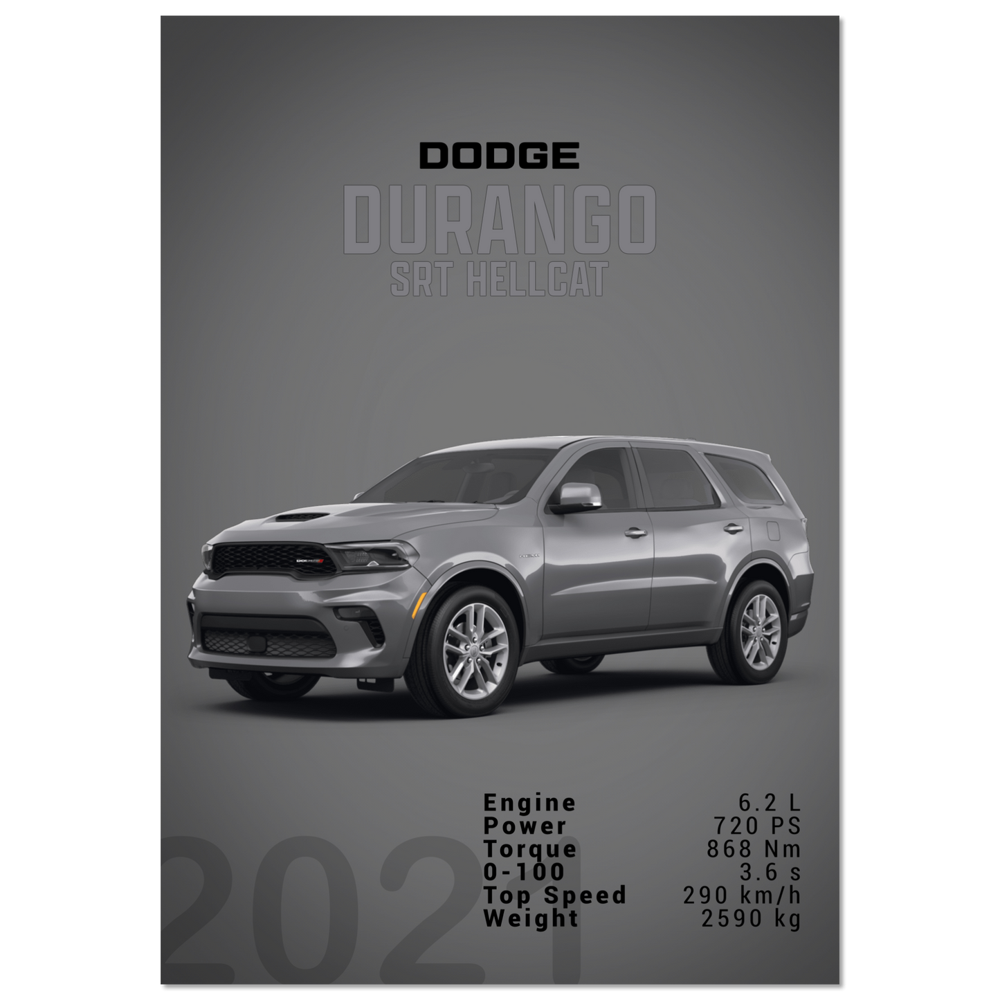 Dodge Durango SRT Hellcat (DODGE06D)