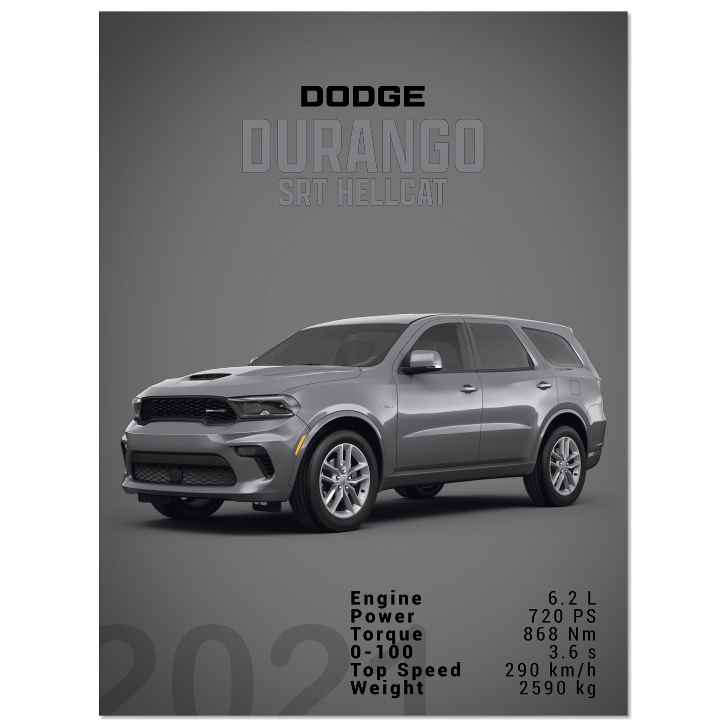 Dodge Durango SRT Hellcat (DODGE06D)