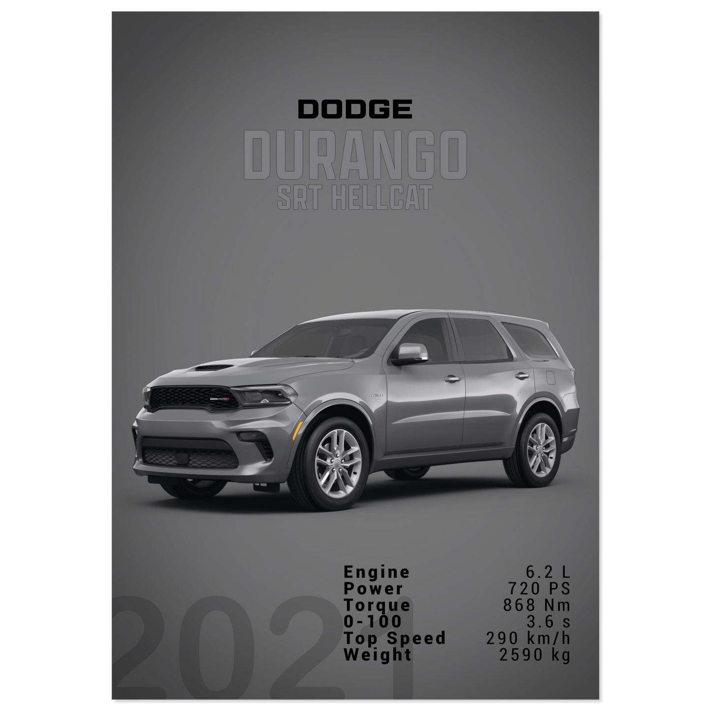 Dodge Durango SRT Hellcat (DODGE06D)