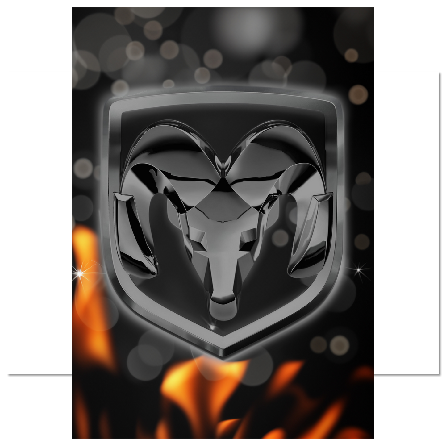 Dodge RAM Embleme Logo (DODGE13)