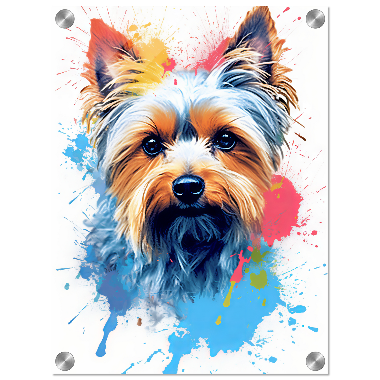 Hund Yorkshire Terrier Pop-Art (DOG56)
