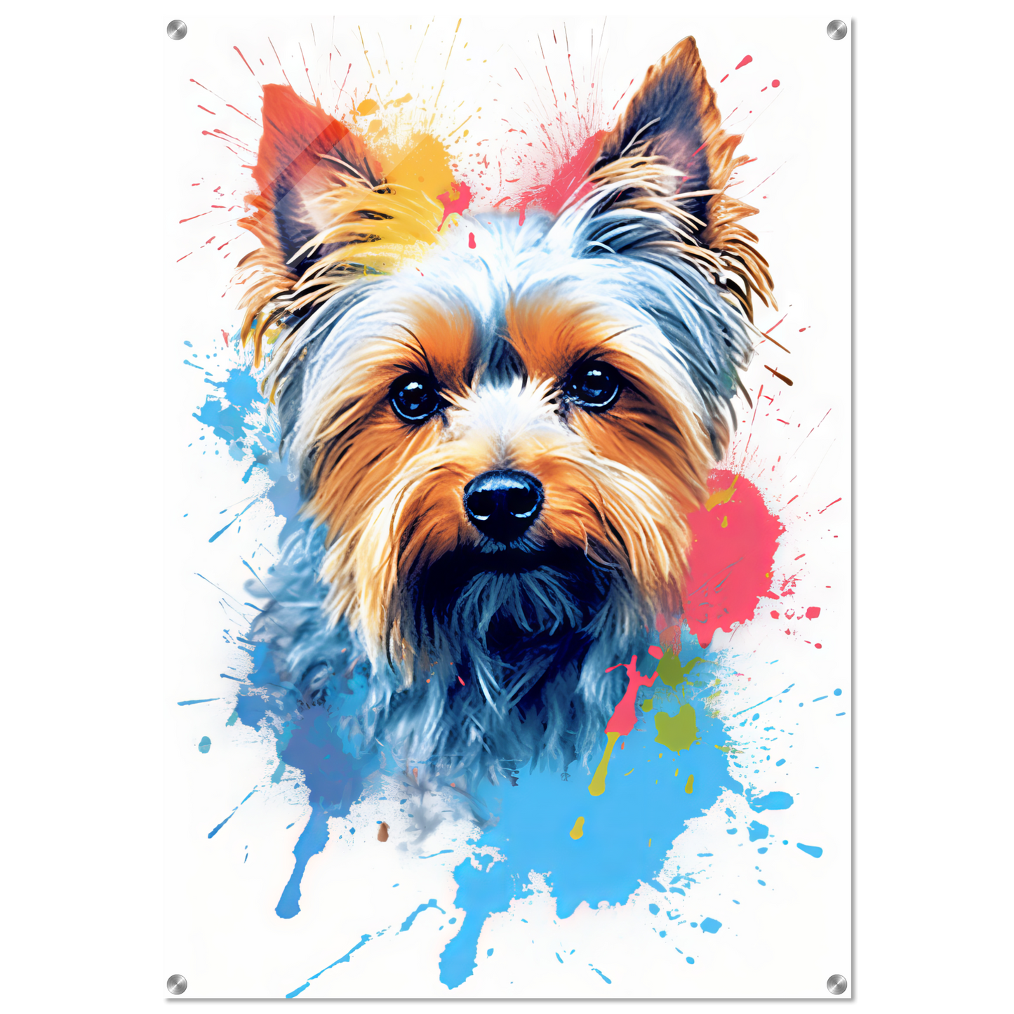 Hund Yorkshire Terrier Pop-Art (DOG56)