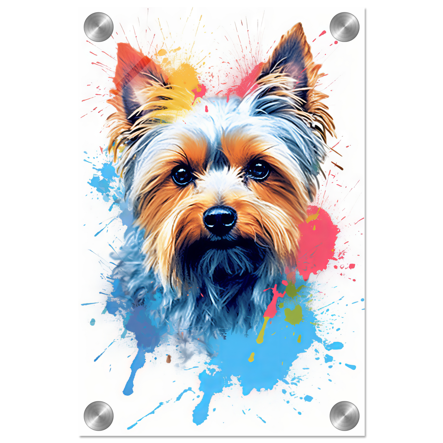 Hund Yorkshire Terrier Pop-Art (DOG56)