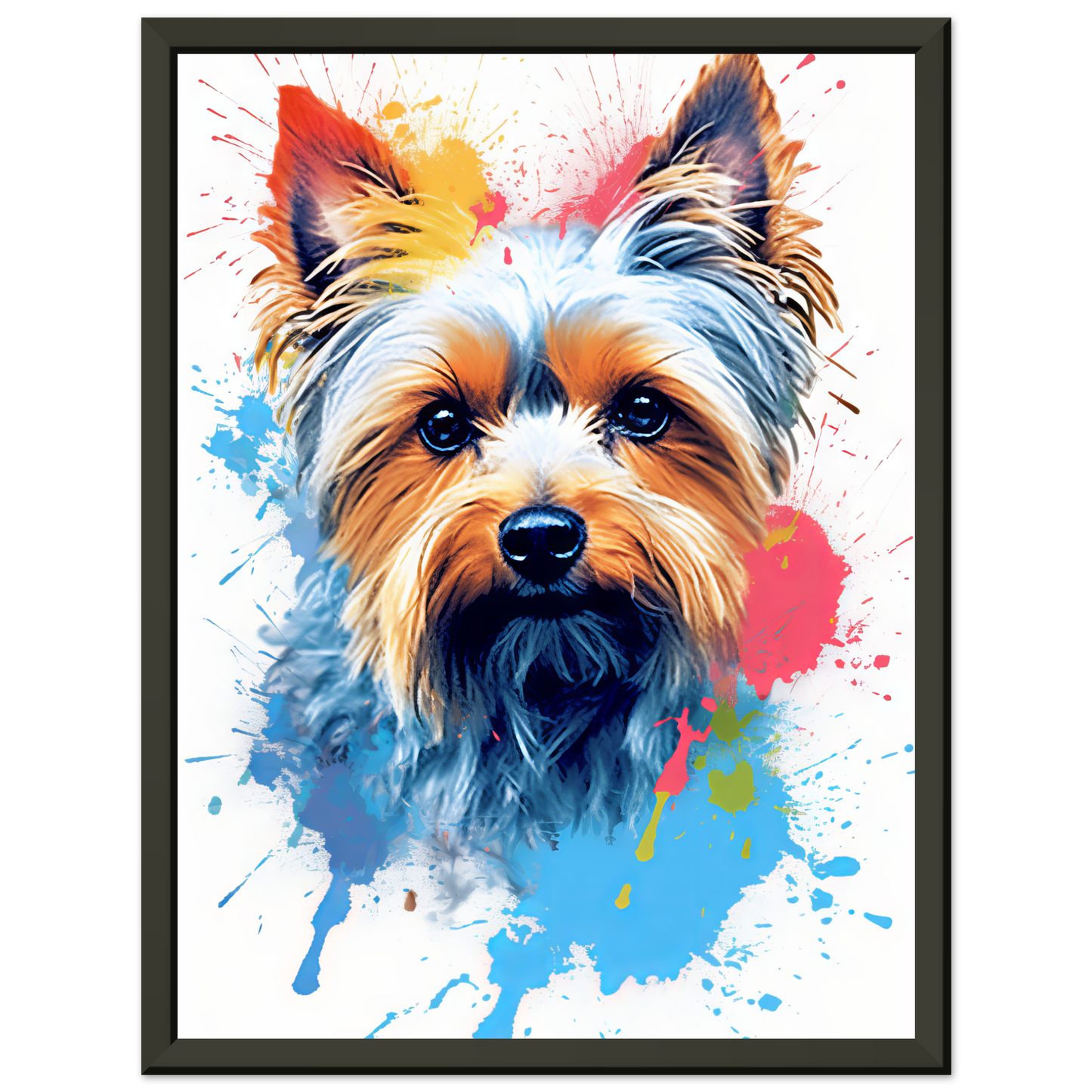 Hund Yorkshire Terrier Pop-Art (DOG56)