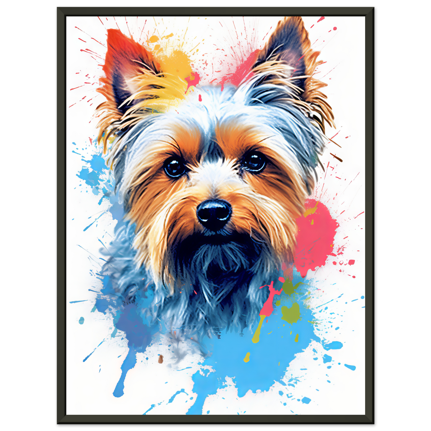 Hund Yorkshire Terrier Pop-Art (DOG56)