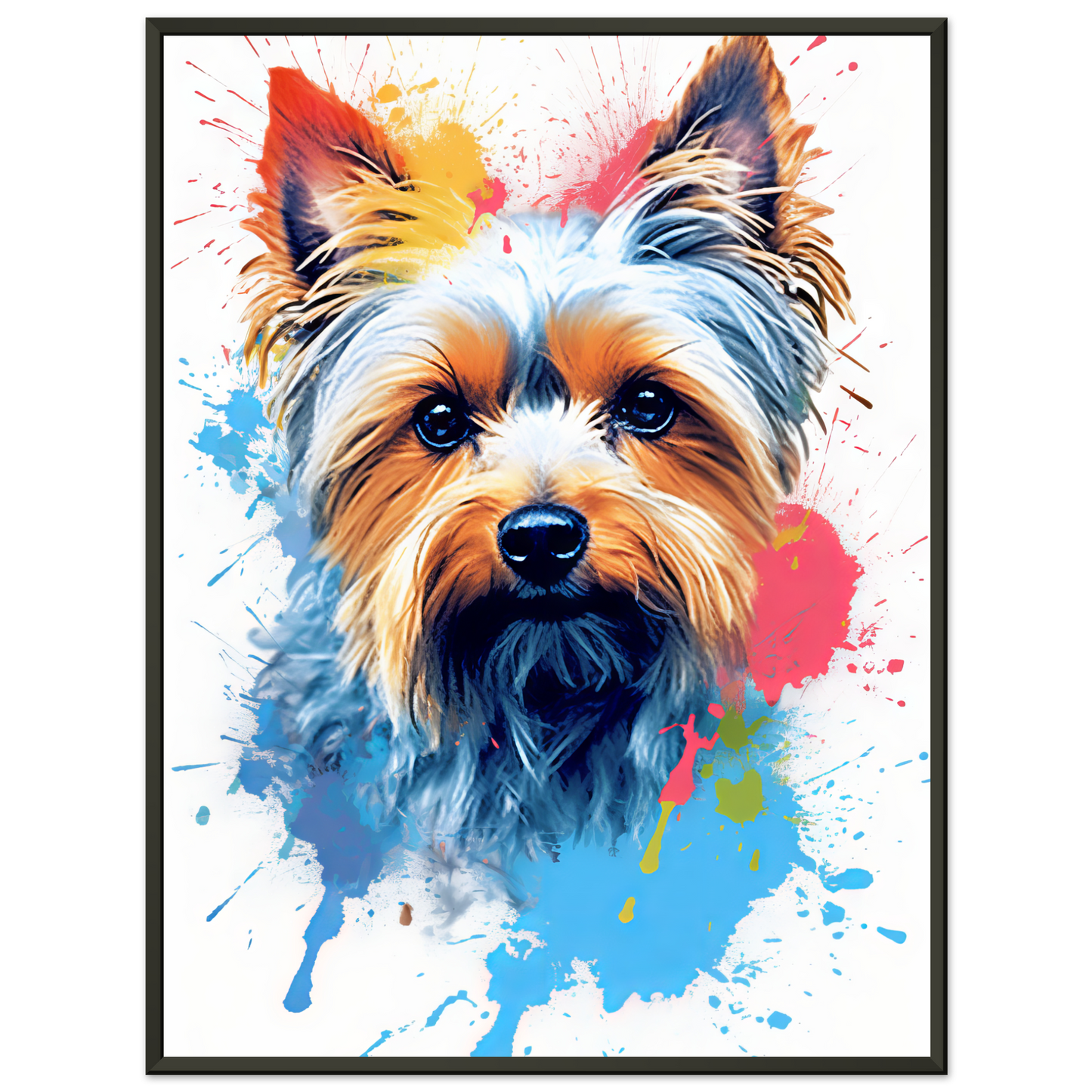 Hund Yorkshire Terrier Pop-Art (DOG56)
