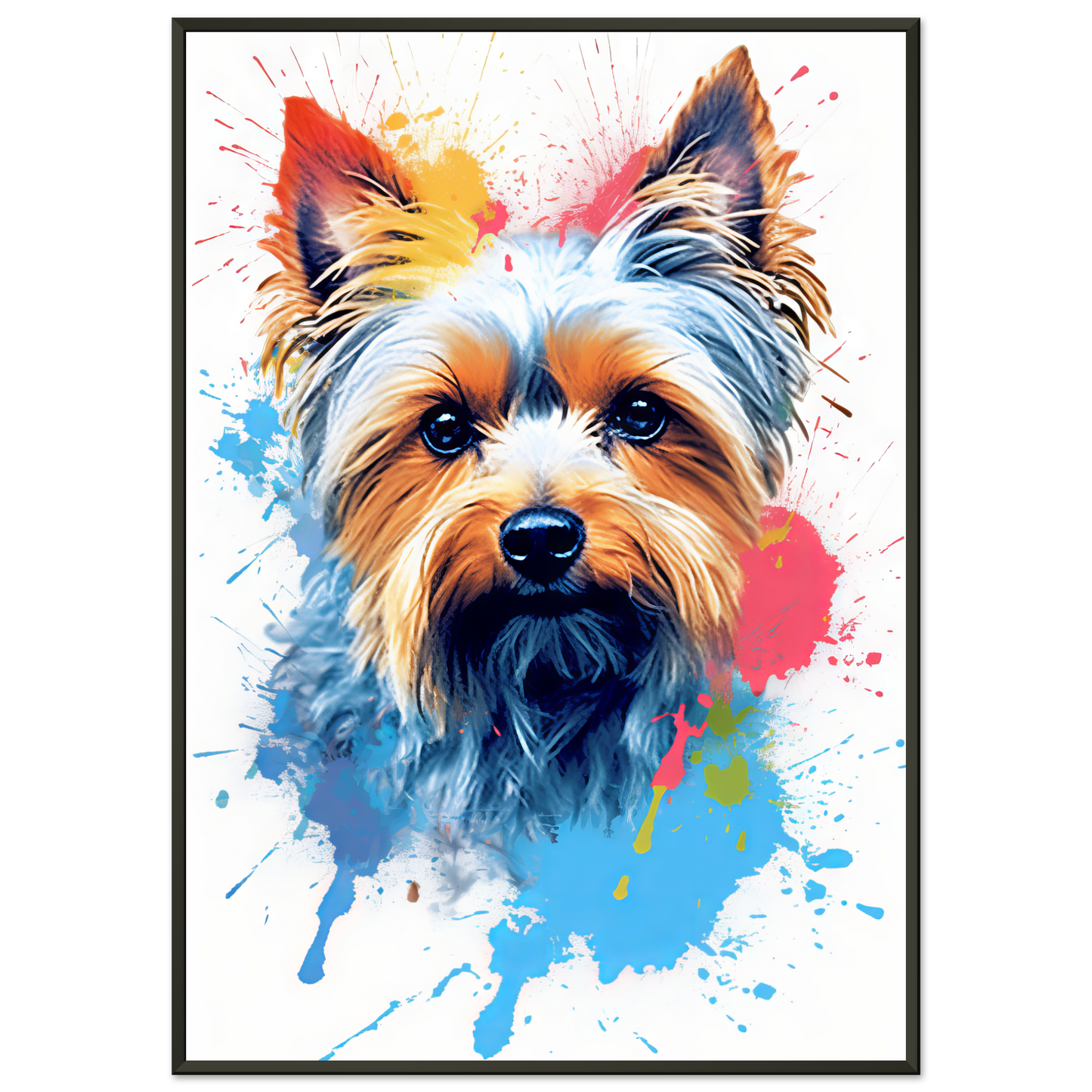 Hund Yorkshire Terrier Pop-Art (DOG56)