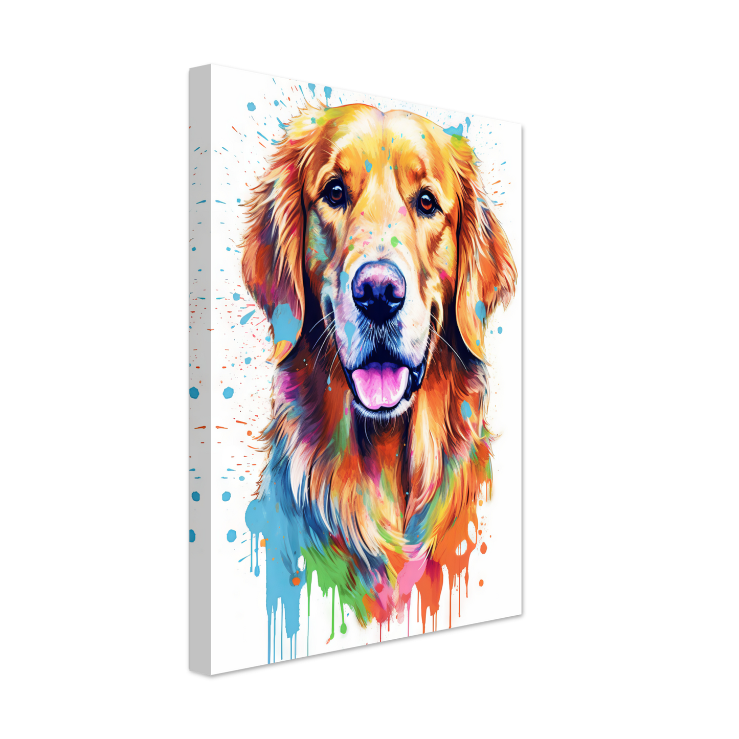 Dog Golden Retriever Pop Art (DOG96)
