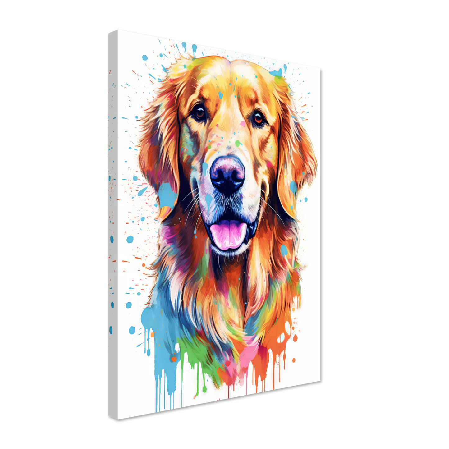 Dog Golden Retriever Pop Art (DOG96)