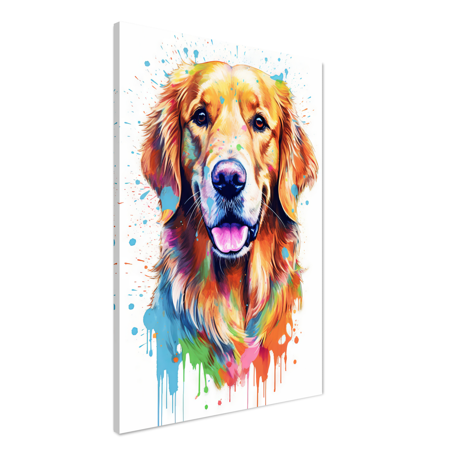 Dog Golden Retriever Pop Art (DOG96)