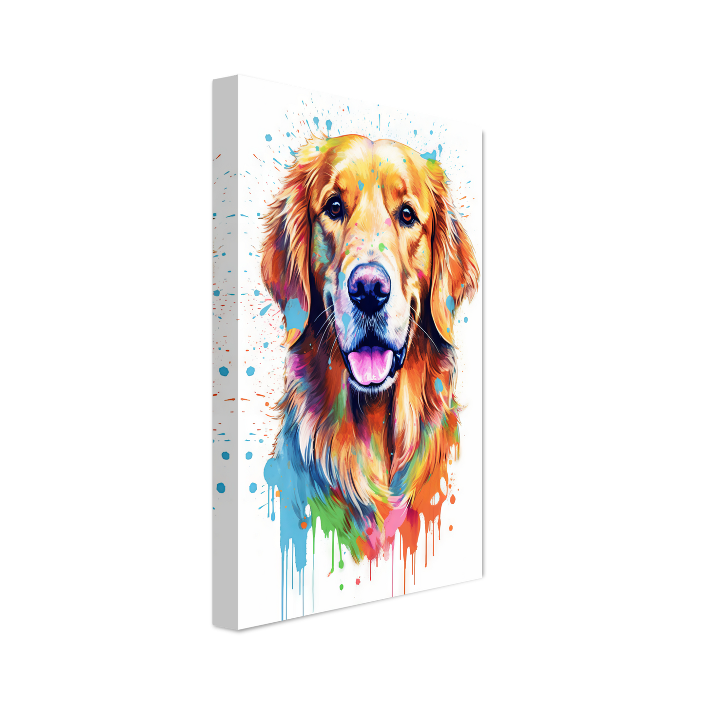 Dog Golden Retriever Pop Art (DOG96)