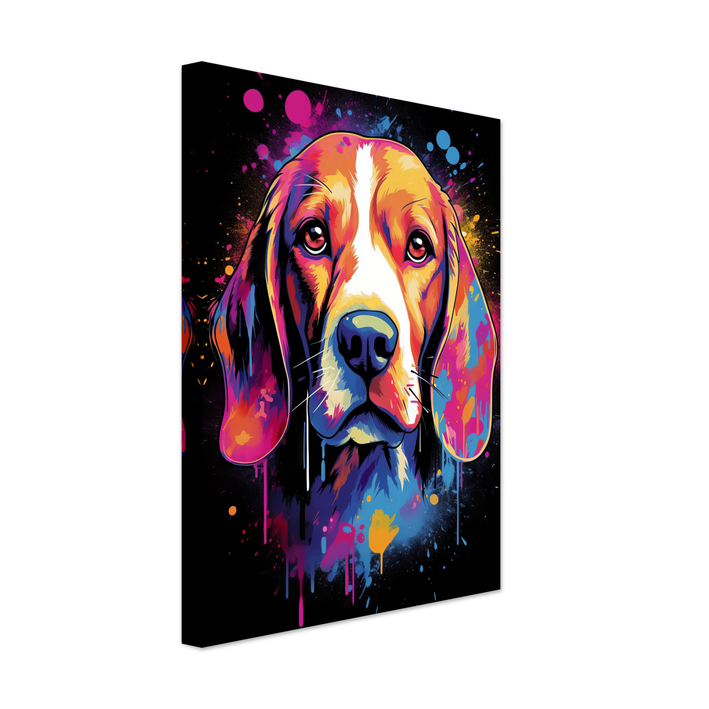 Hund Beagle Pop-Art (DOG109)