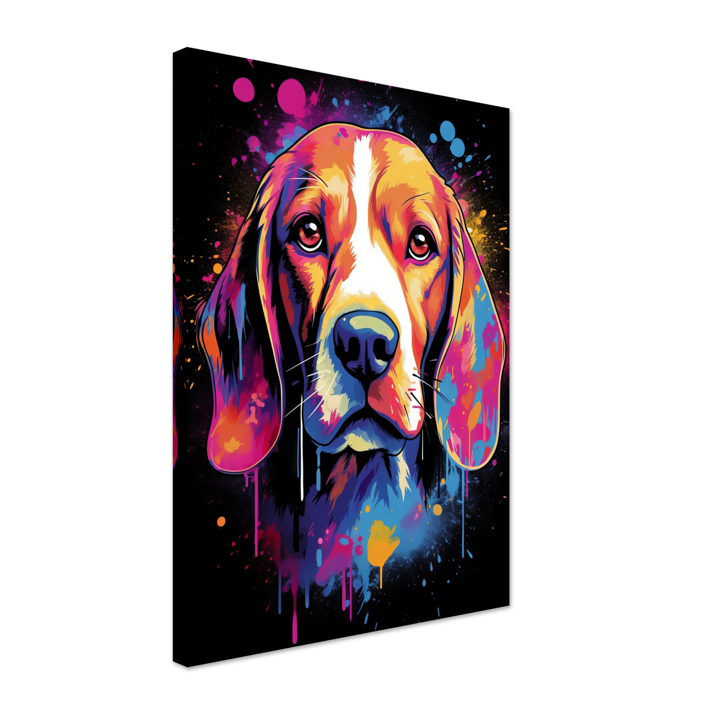 Hund Beagle Pop-Art (DOG109)