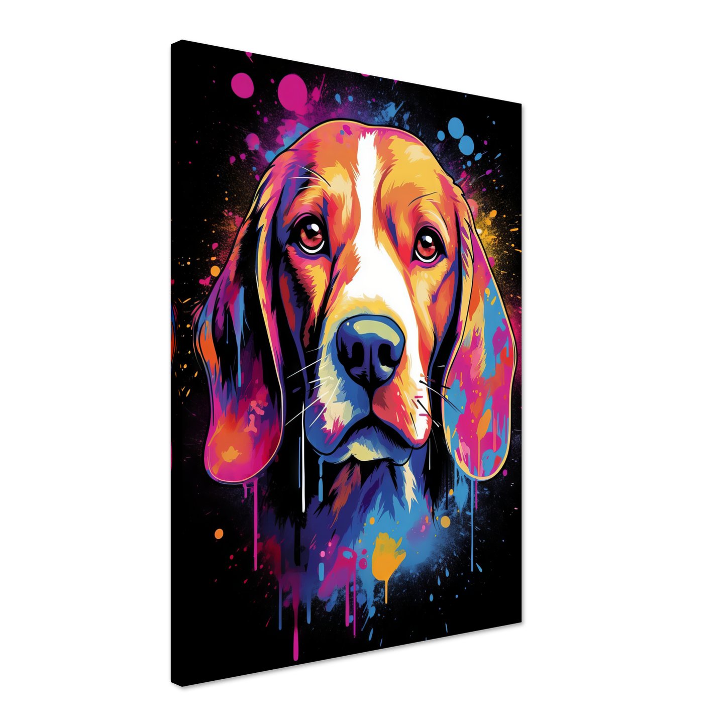 Hund Beagle Pop-Art (DOG109)