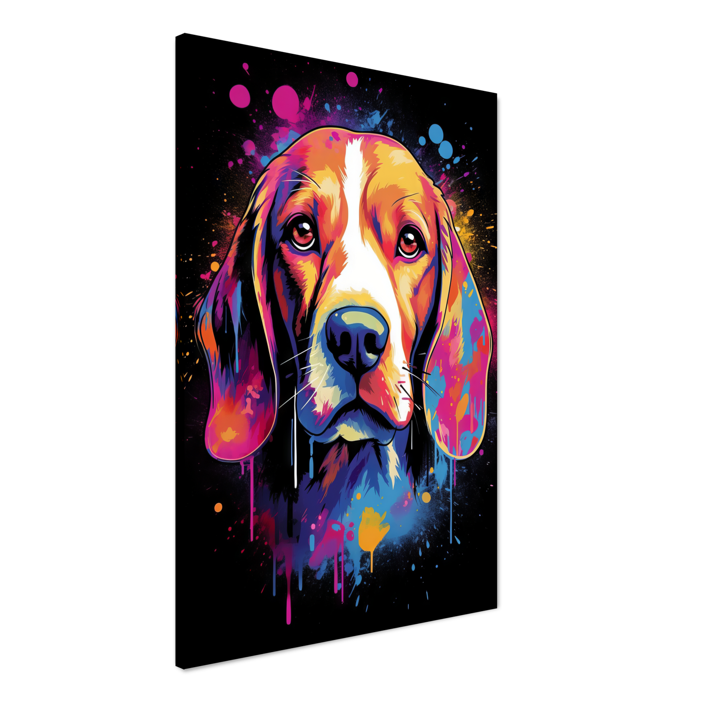 Hund Beagle Pop-Art (DOG109)
