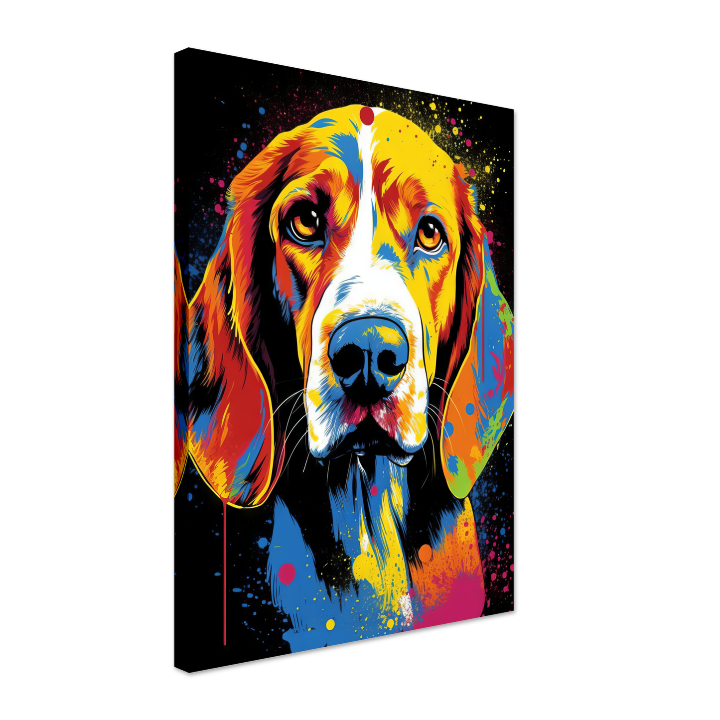 Hund Beagle Pop-Art (DOG110)