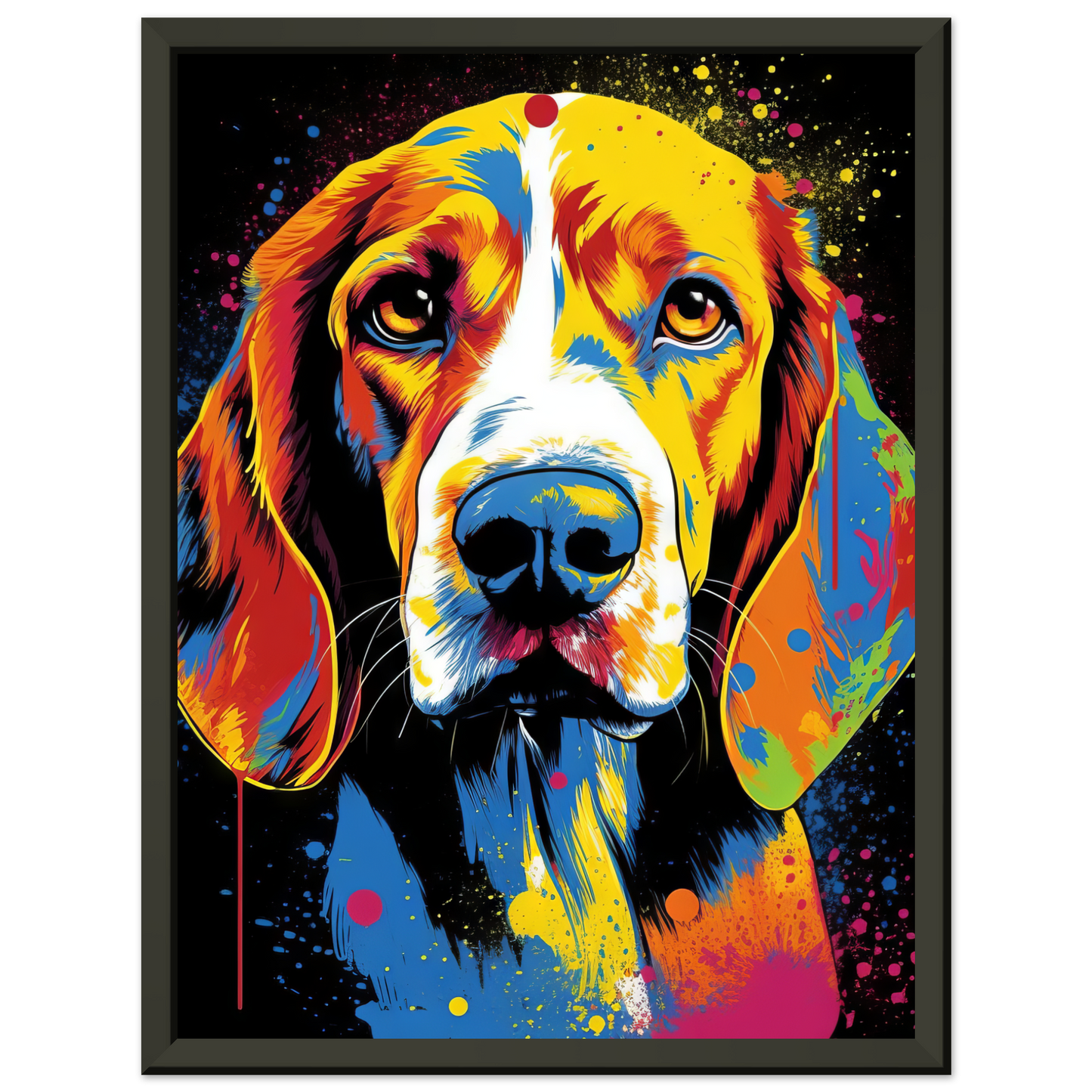 Hund Beagle Pop-Art (DOG110)