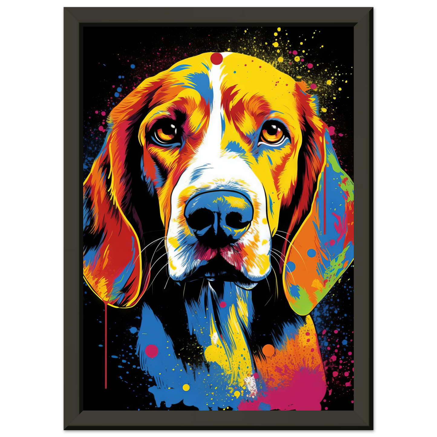 Hund Beagle Pop-Art (DOG110)