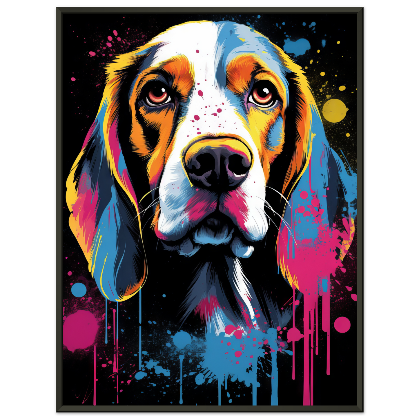 Hund Beagle Pop-Art (DOG112)