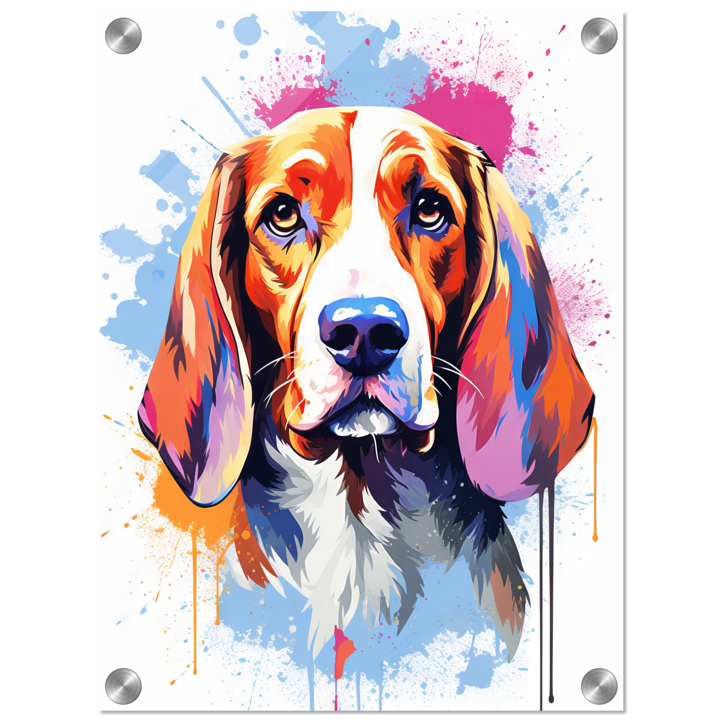 Hund Beagle Pop-Art (DOG113)