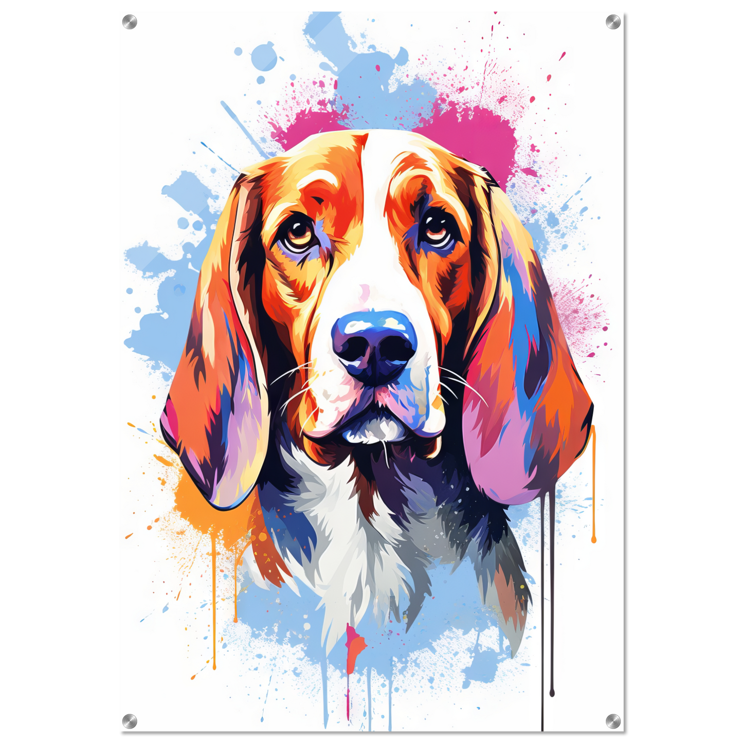 Hund Beagle Pop-Art (DOG113)