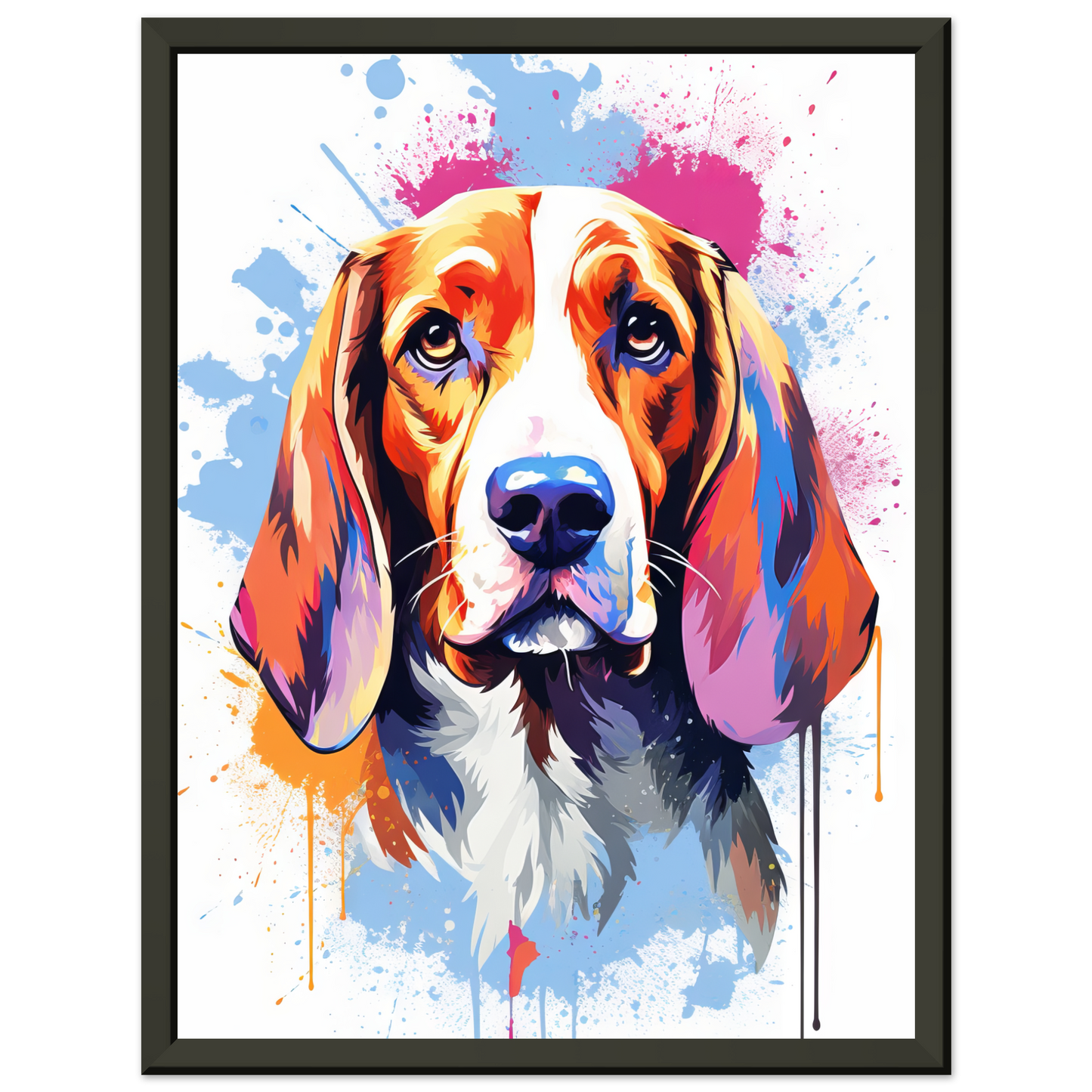 Hund Beagle Pop-Art (DOG113)