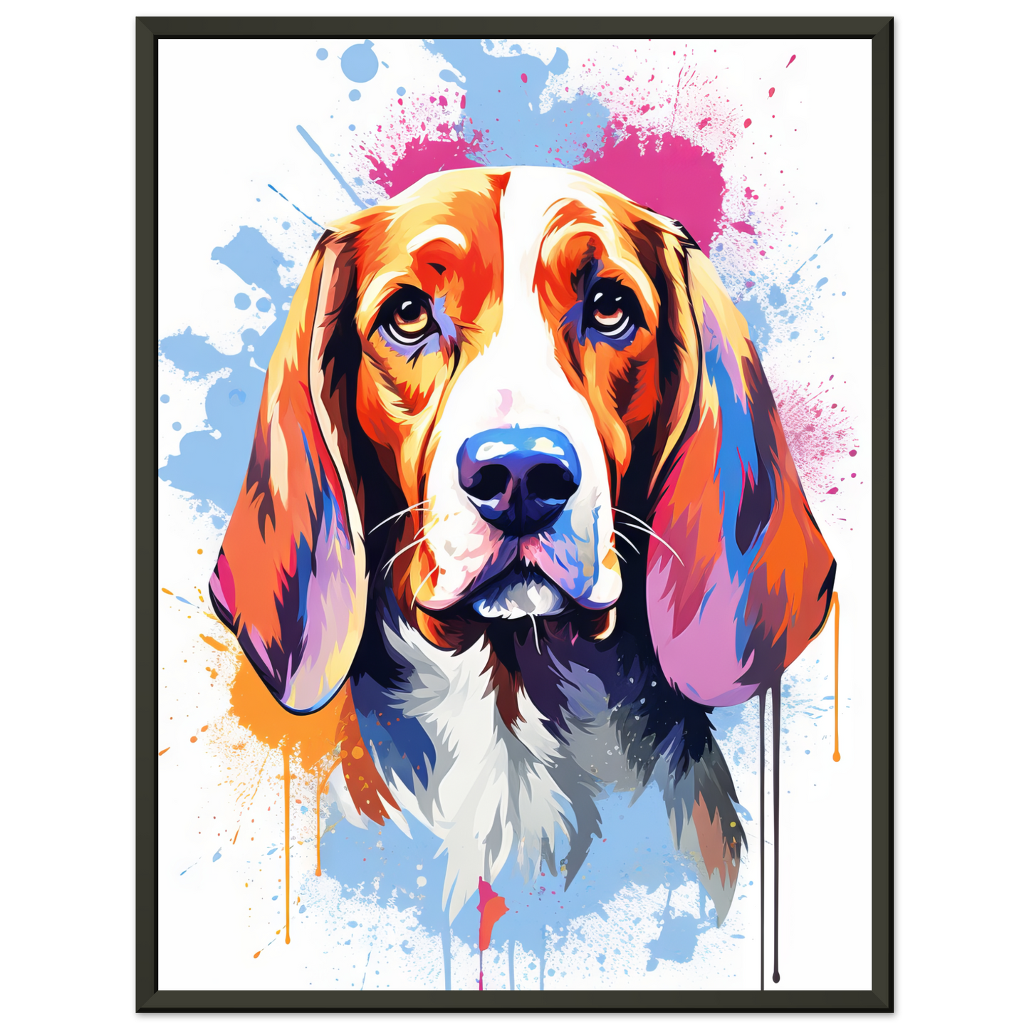 Hund Beagle Pop-Art (DOG113)