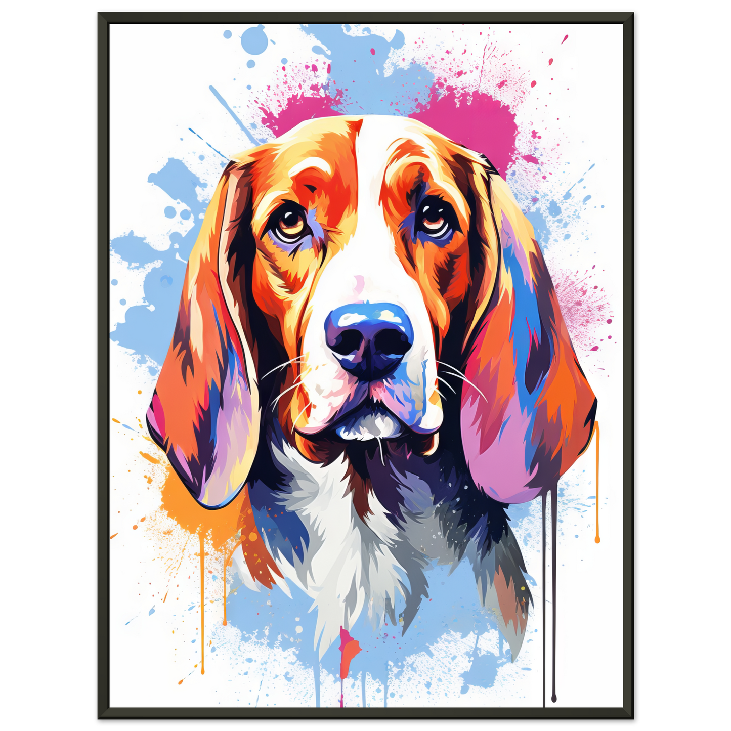 Hund Beagle Pop-Art (DOG113)