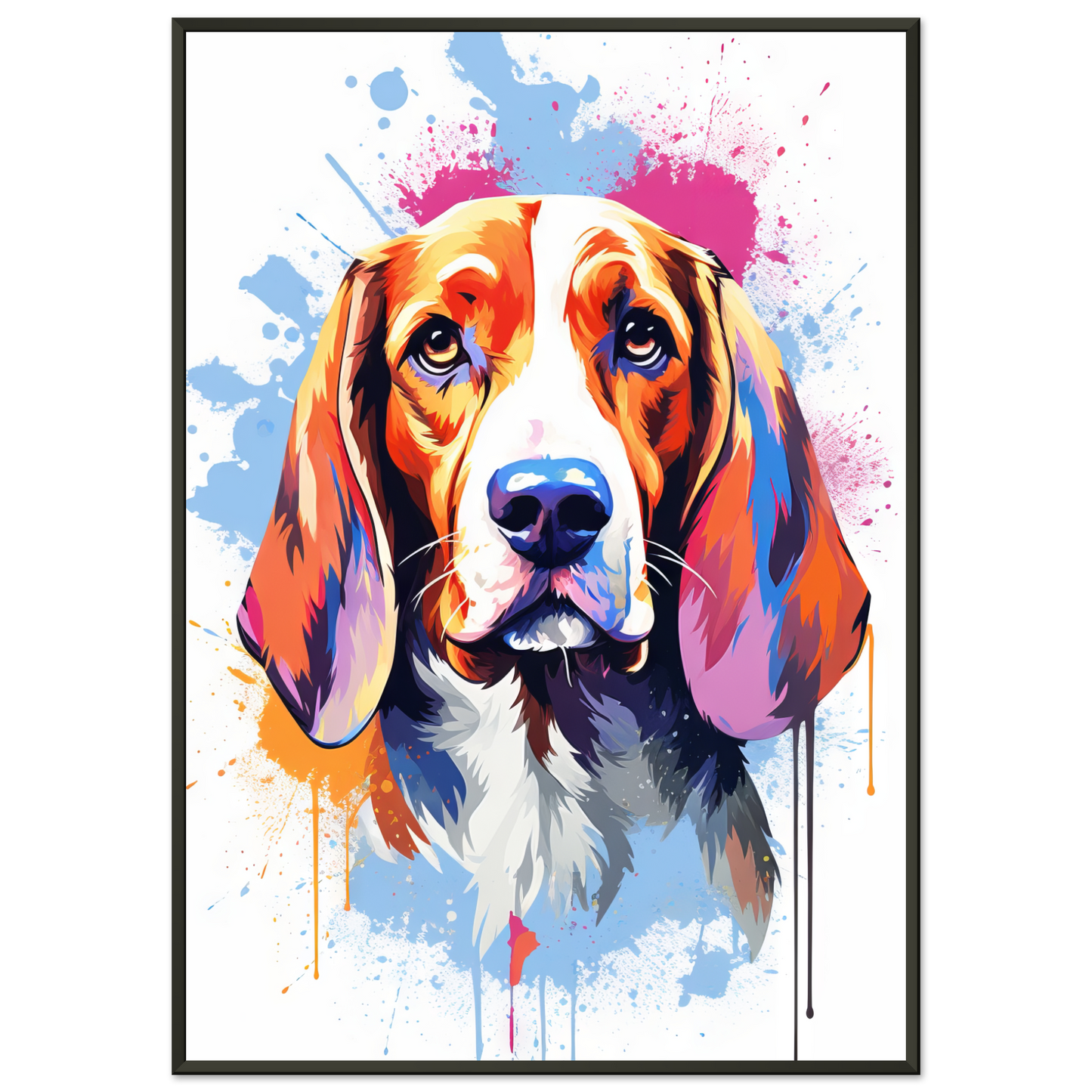 Hund Beagle Pop-Art (DOG113)