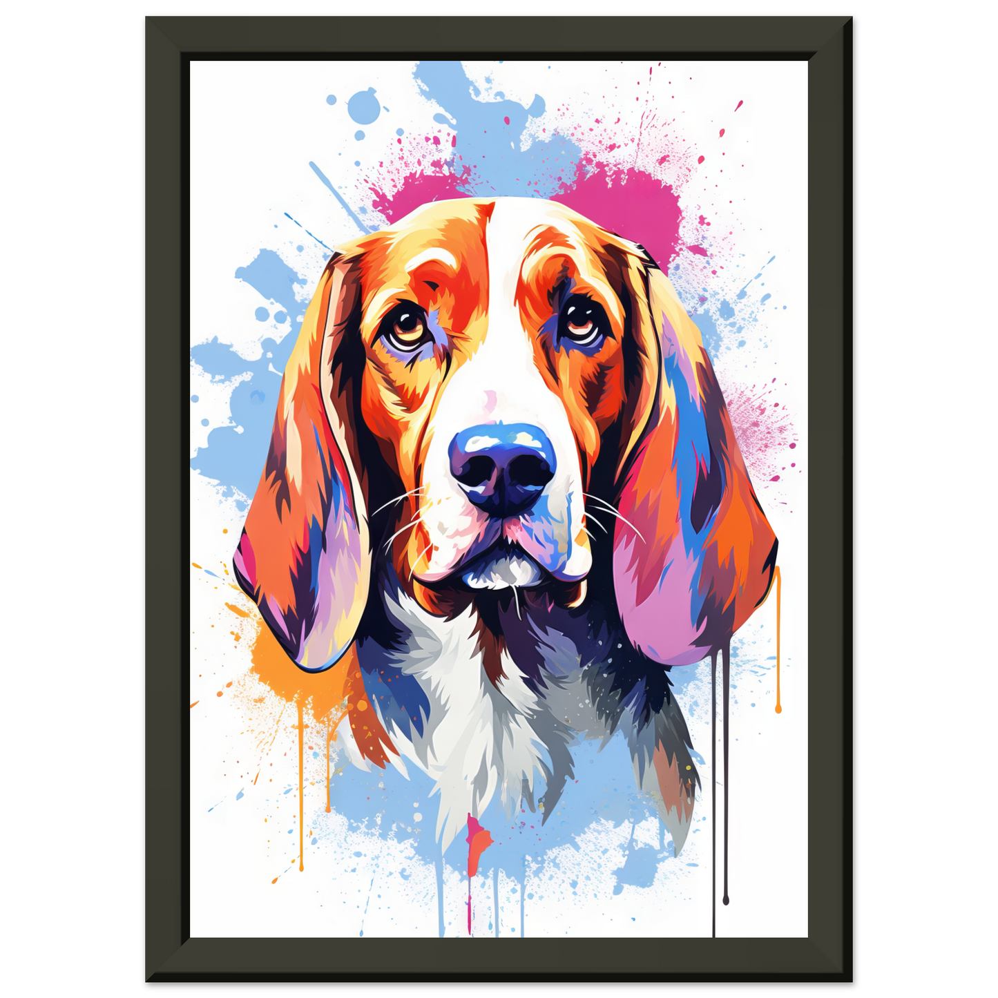 Hund Beagle Pop-Art (DOG113)