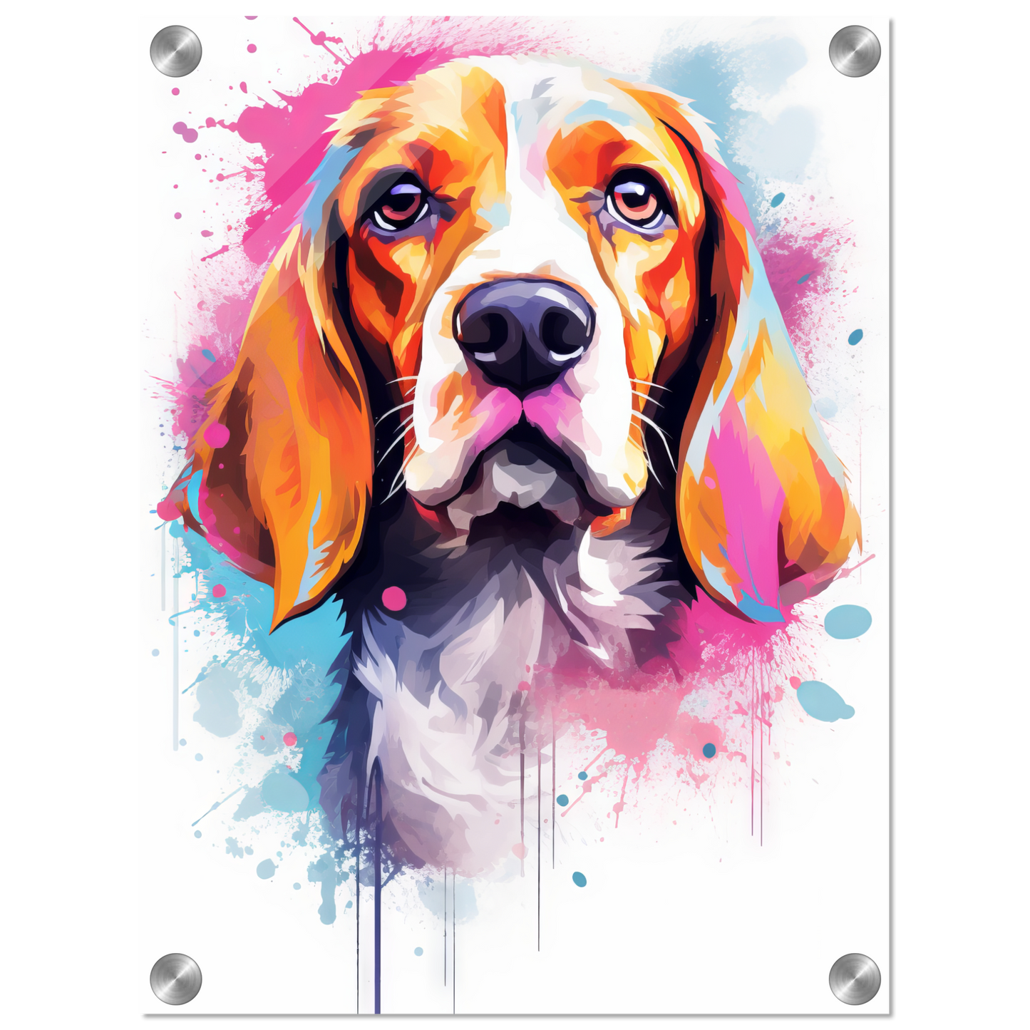Hund Beagle Pop-Art (DOG114)