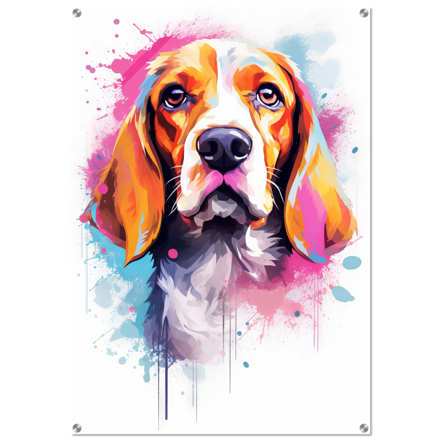 Hund Beagle Pop-Art (DOG114)